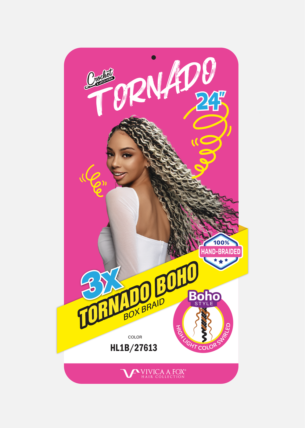 3X Tornado BOHO Box Braid 24″