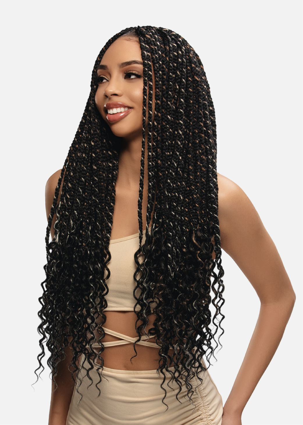 3X Tornado Goddess Box Braid 24″