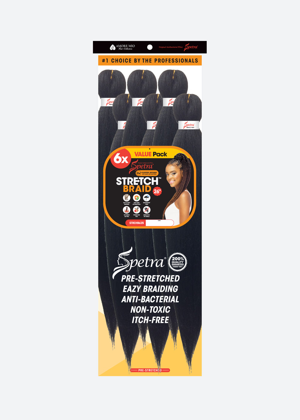 25" Stretch Braid 6X image 0