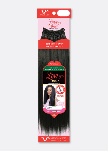 18" LoveLock Crochet Natural Perm Braid image 0