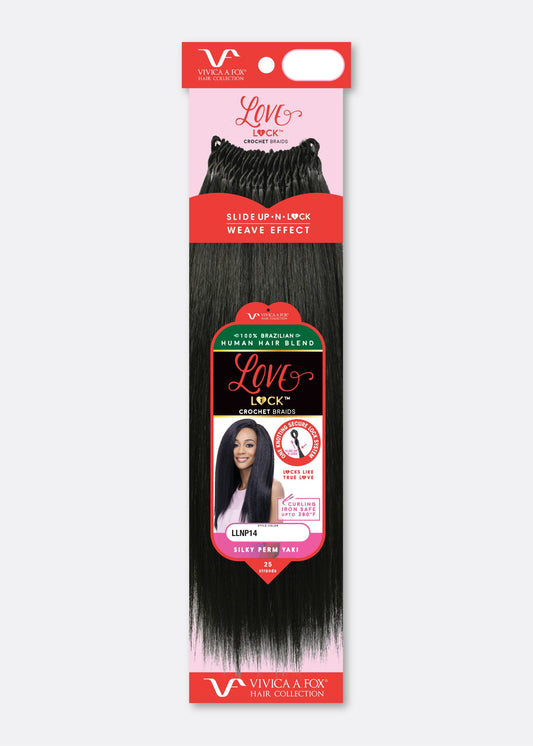 18" LoveLock Crochet Natural Perm Braid image 0