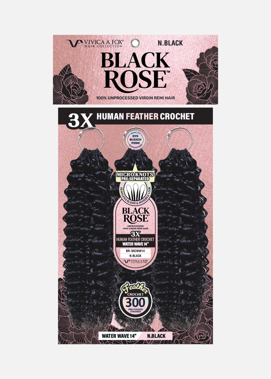 BLACK ROSE HH Crochet 3X- Water Wave