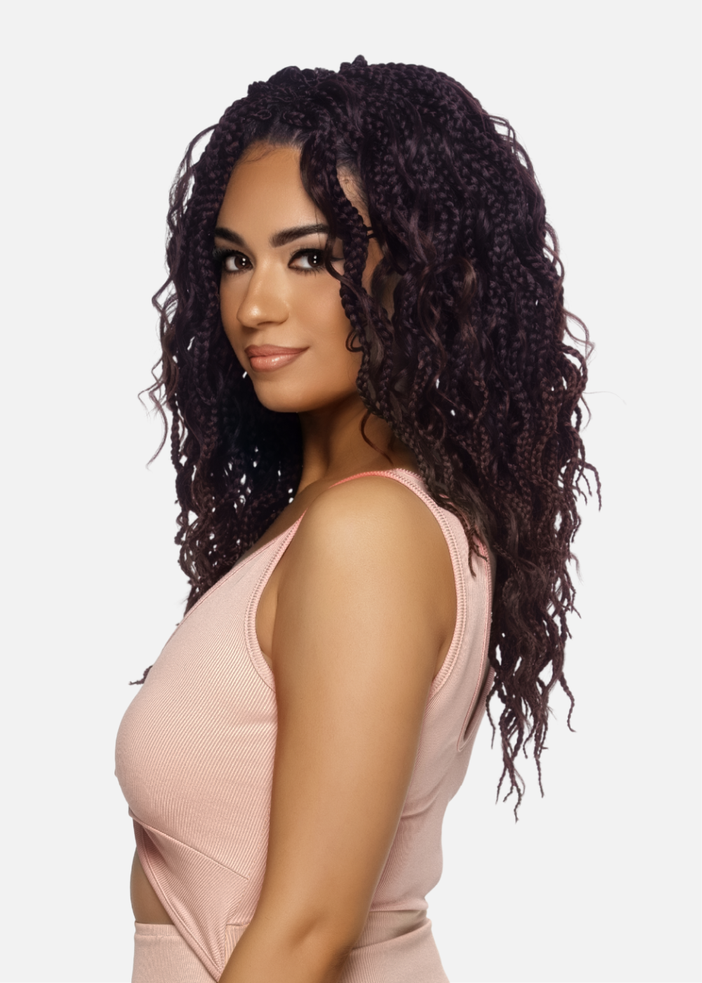 3X CURLY BOHO BOX BRAID 14”