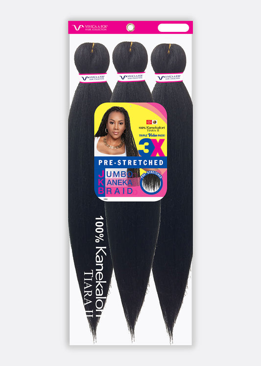 Pre-Stretched Jumbo Kanekalon Braid 3X