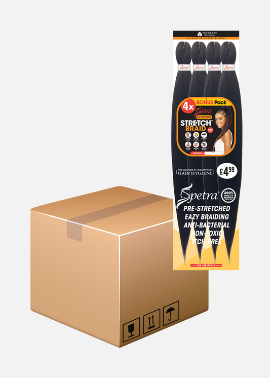 BOX DEAL: 26" Stretch Braid 4X (50 packs/box)