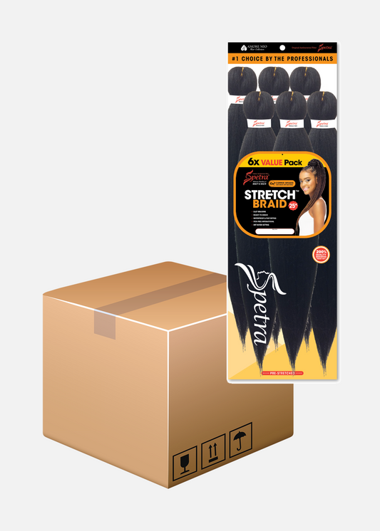 BOX DEAL: 26" Stretch Braid 6X (25 packs/box)